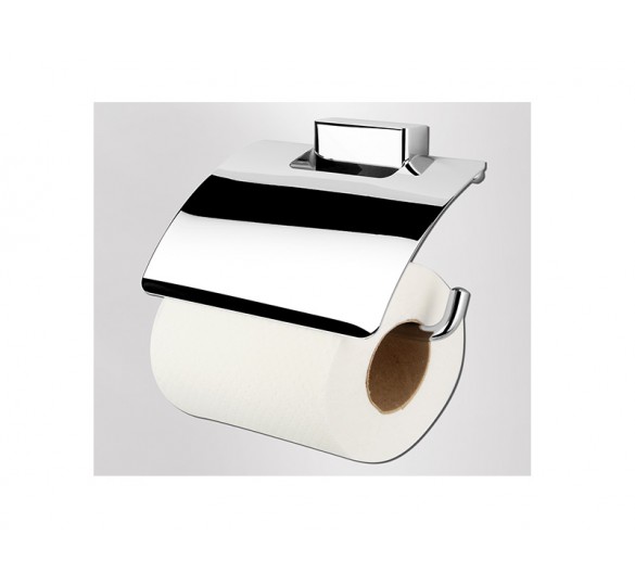 paper holder with cover chrome bloq Sanitary Ware - AGGELOPOULOS SANITARY WARE S.A.