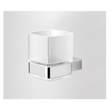 SERIES 123 wall mounted chrome glass holder