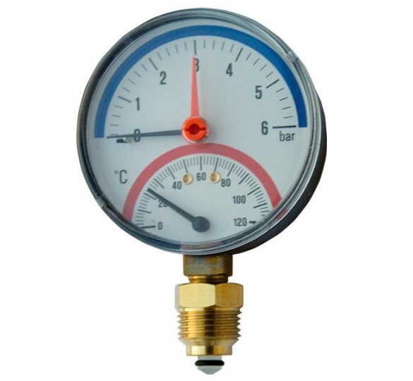 manometer upright temperature-pressure cosmarko Sanitary Ware - AGGELOPOULOS SANITARY WARE S.A.
