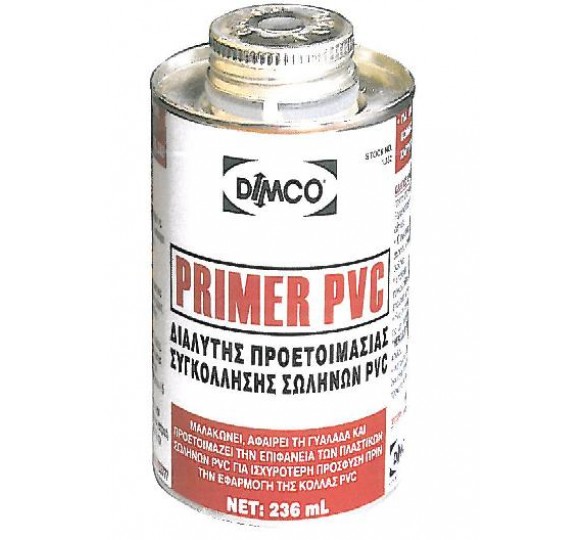 PRIMER PVC solvent 1/4 adhesives and cleaners for PVC pipes