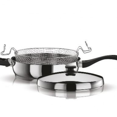 classic pan 28mm with basket and lid