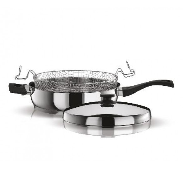 classic pan 28mm with basket and lid Cookware