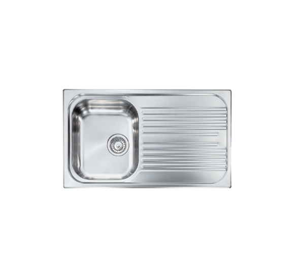 ATLANTIC STAINLESS STEEL SINK (86 X 50) SATIN FINISH STAINLESS SINK