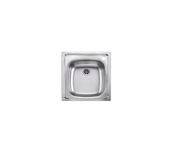 MONDIAL STAINLESS STEEL SINK (44 X 50) UNBRUSHED STAINLESS SINK