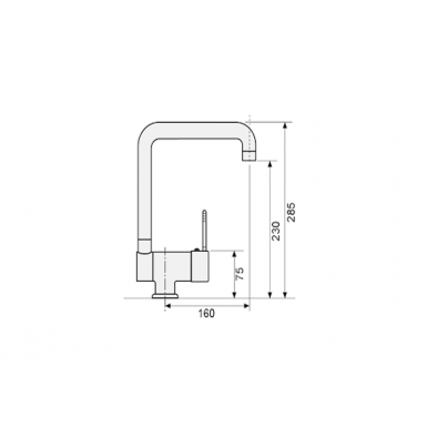 MIX/36 SF μπαταρία νεροχύτη χρωμέ