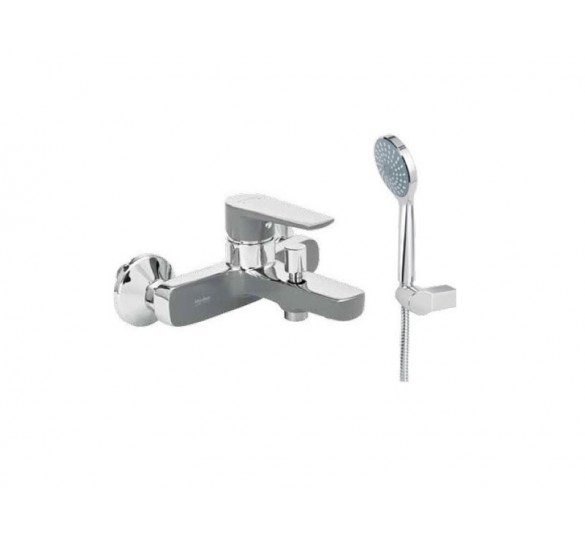 OPTIMA grey batt-chrome bath faucet BATHROOM