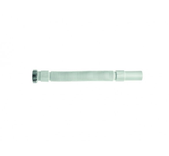 Washbasin siphon flexible metal chrome rusk 1 1/4 '' and rosette Ø32 valves-pipettes 