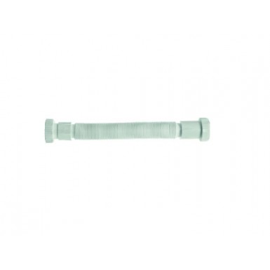 Washbasin siphon flexible plastic tube without rusk & clamp chromed 1 1/4 '' rosette Ø32