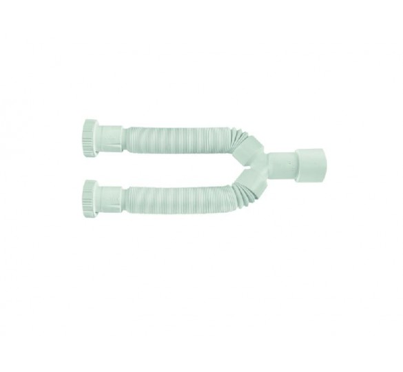 Double sink siphon flexible plastic rusk 1 1/2 '' valves-pipettes 