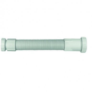 Washbasin siphon flexible heavily type plastic rusk and tightening without chrome tube 1 1/4 ''